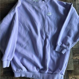 Nike Light Purple Crewneck Sweatshirt